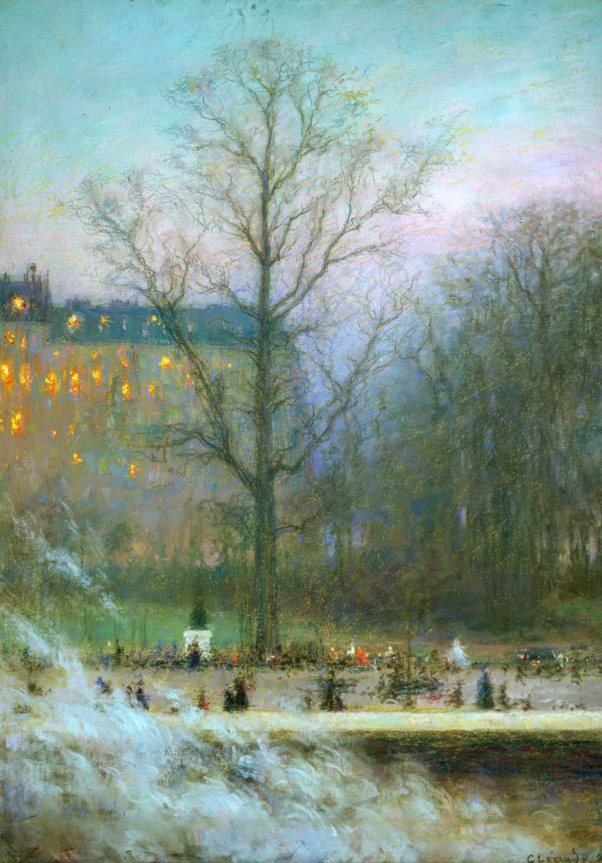 Jardins de Paris, 1920 by Charles Lucien Leandre