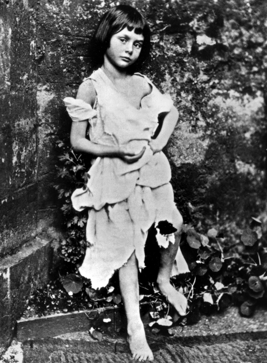 Alice Liddell as a Beggar Girl, photo by Lewis Carroll in 1865 by Charles Lutwidge (1832 98) Dodgson
