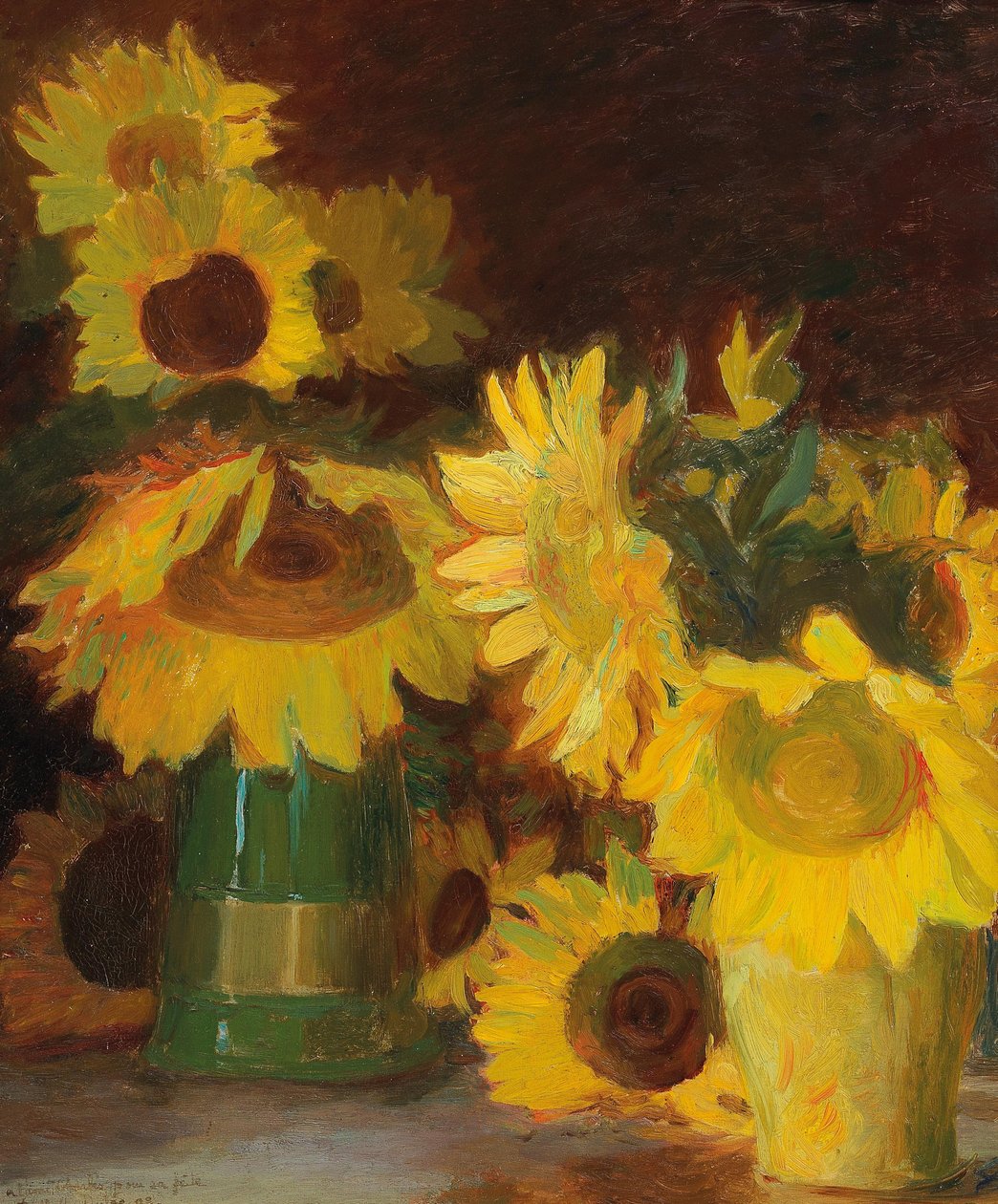 Sunflowers by Charles Marie Dulac