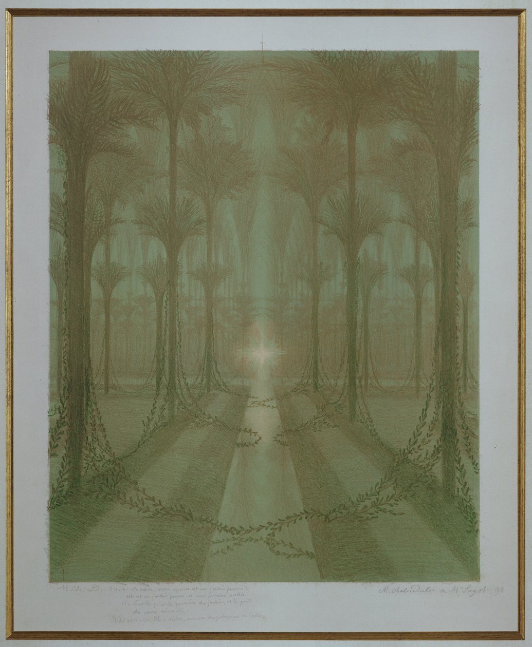 The divine palmgrove by Charles Marie Dulac