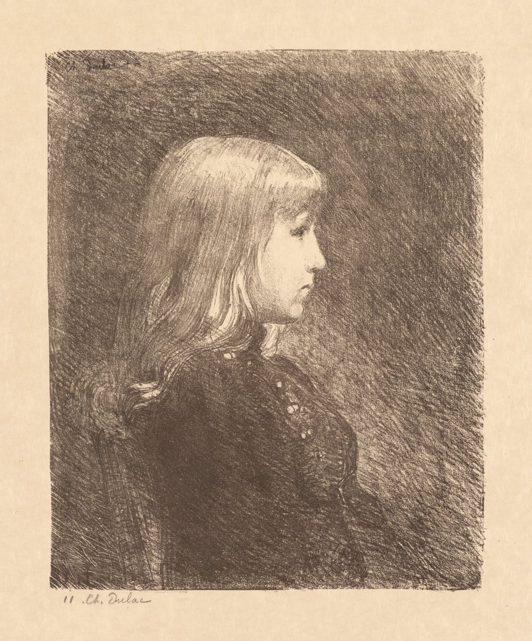 Young Lady, 1892 by Charles Marie Dulac