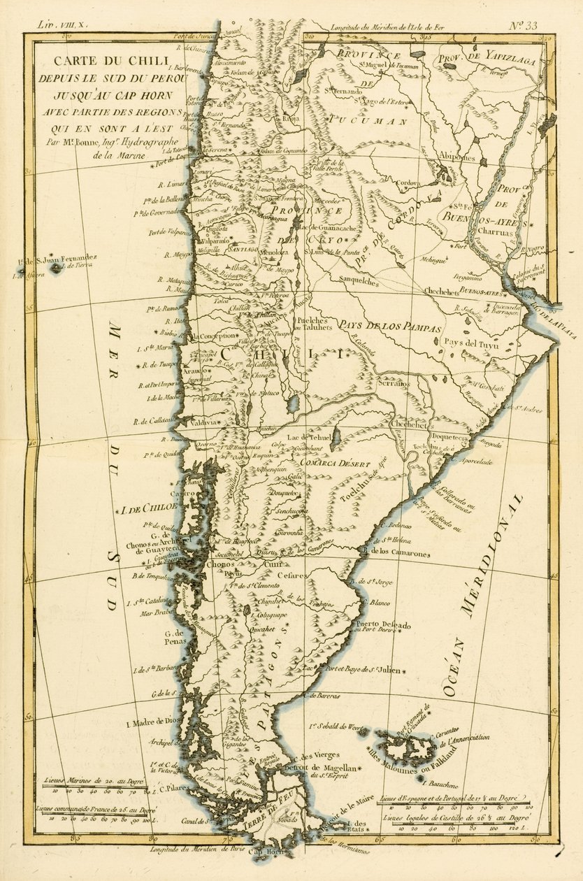 Chile, from the South of Peru to Cape Horn, from 