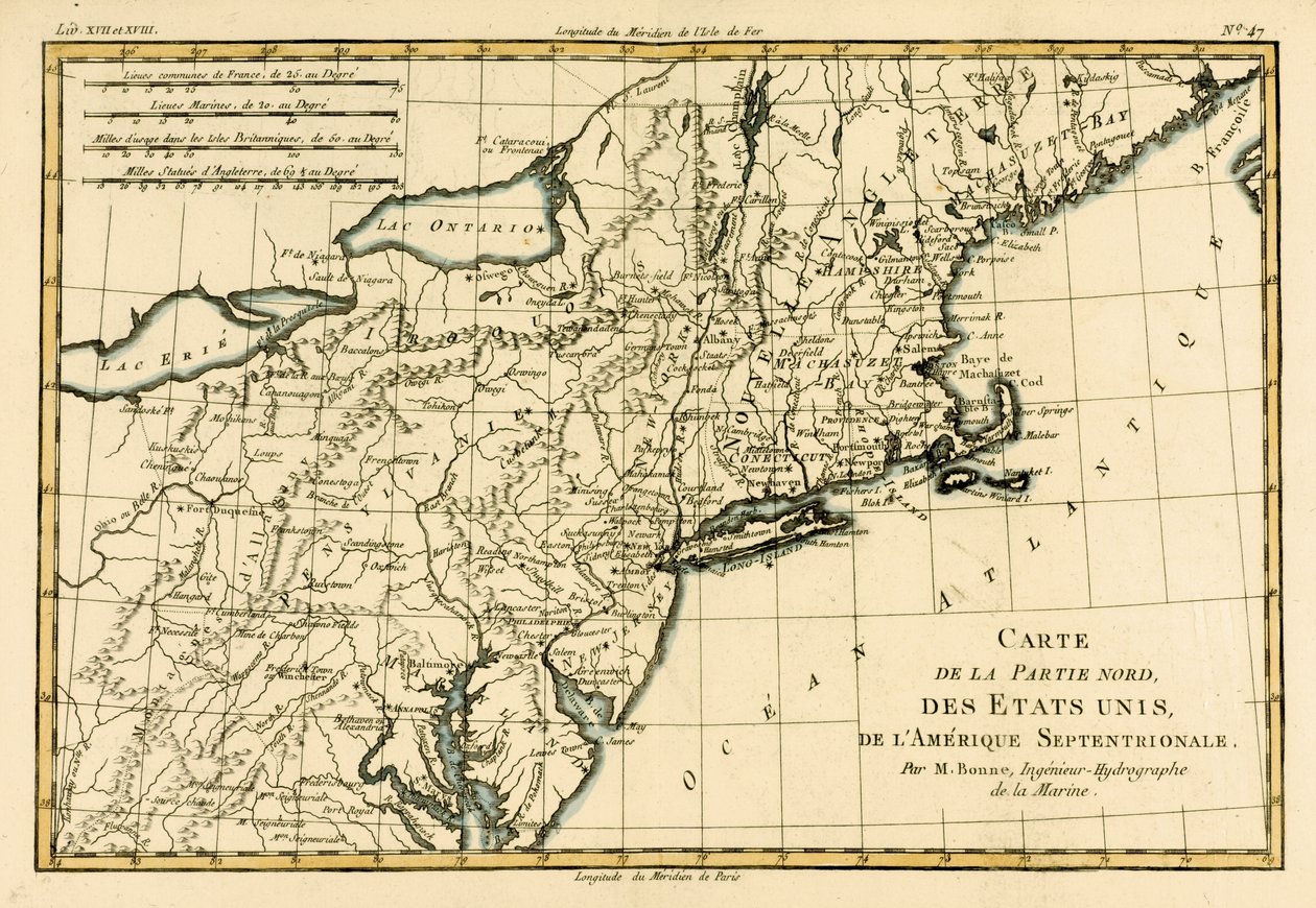 North-East Coast of America, from 