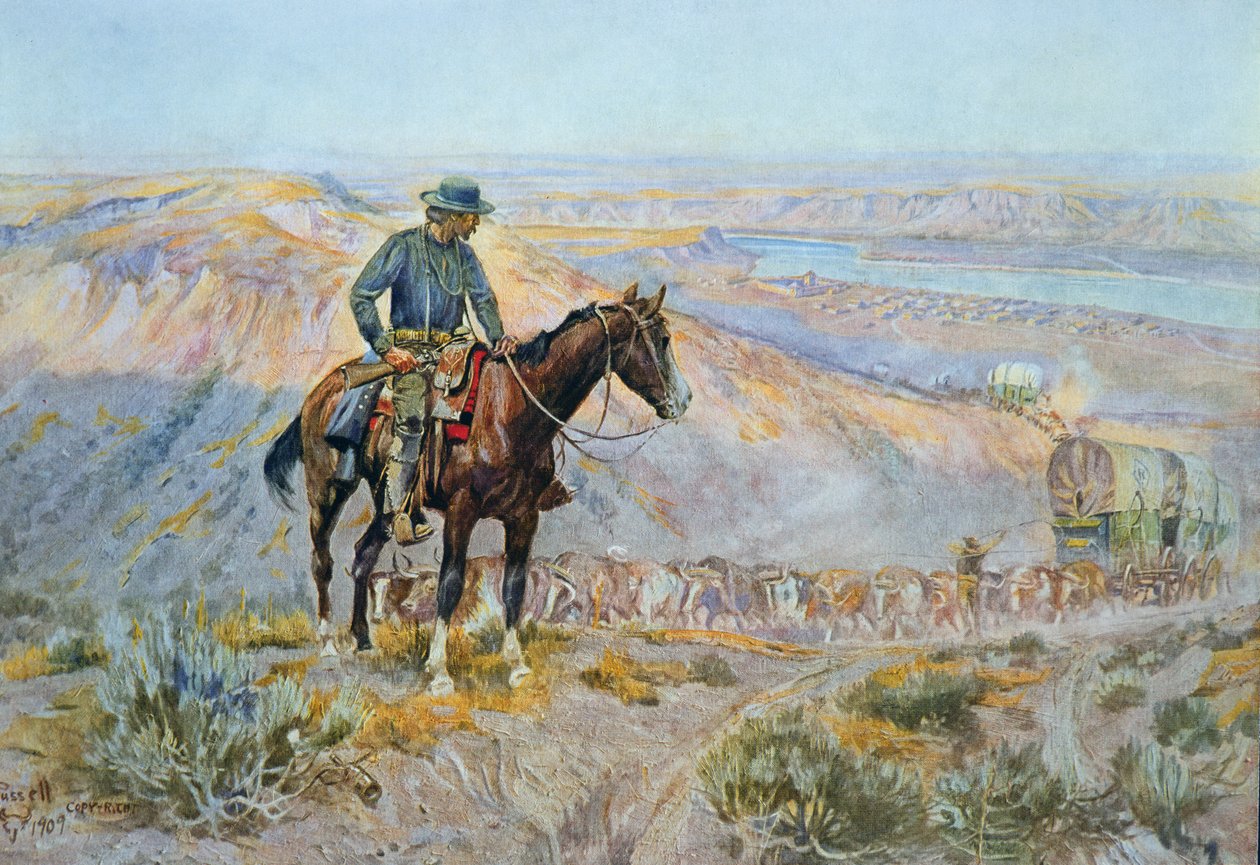 The Wagon Boss by Charles Marion Russell
