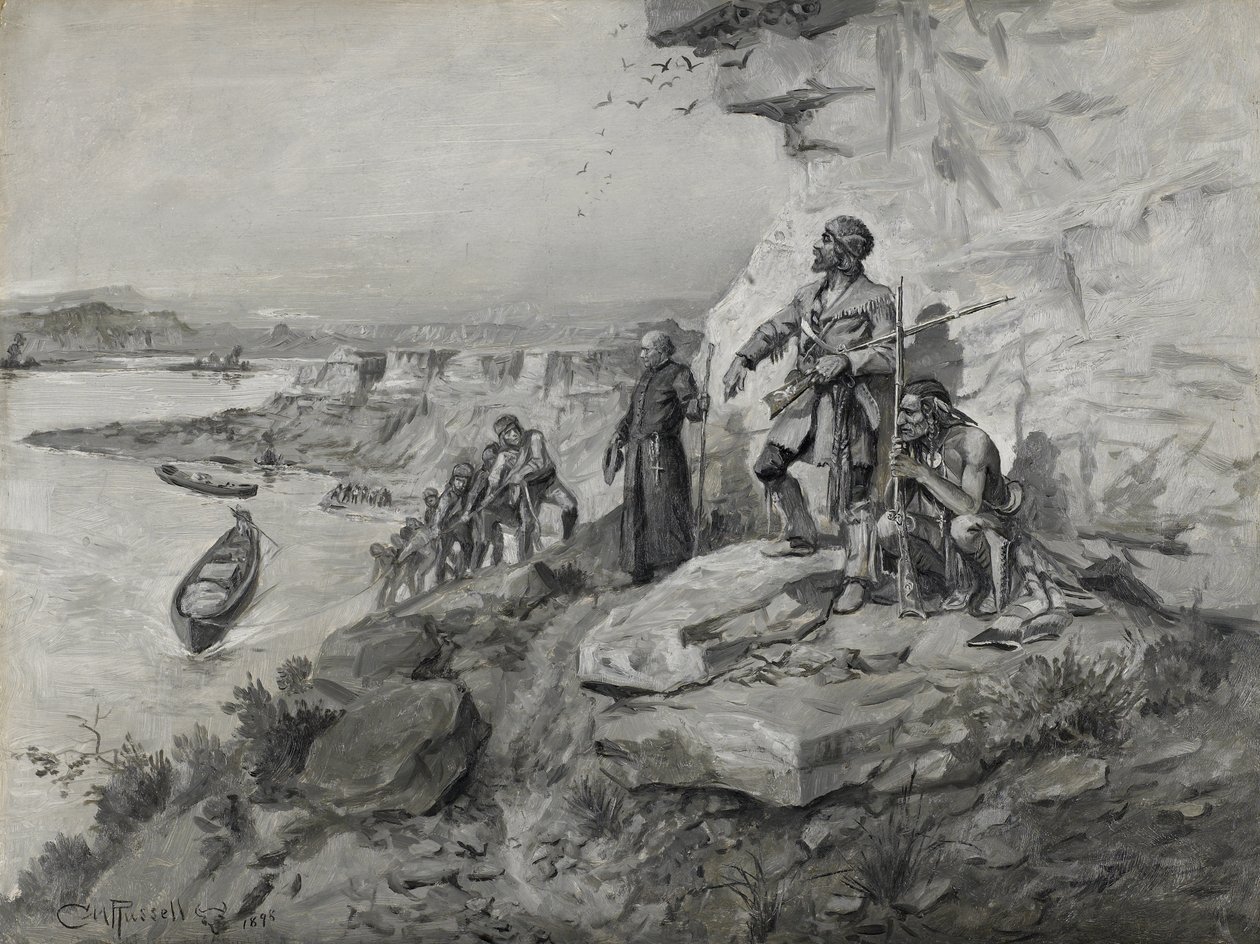 Voyagers, 1898 by Charles Marion Russell