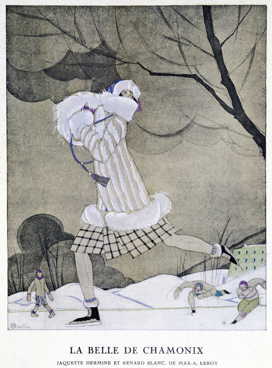 The Beauty of Chamonix - Fashion Engraving by Charles Martin