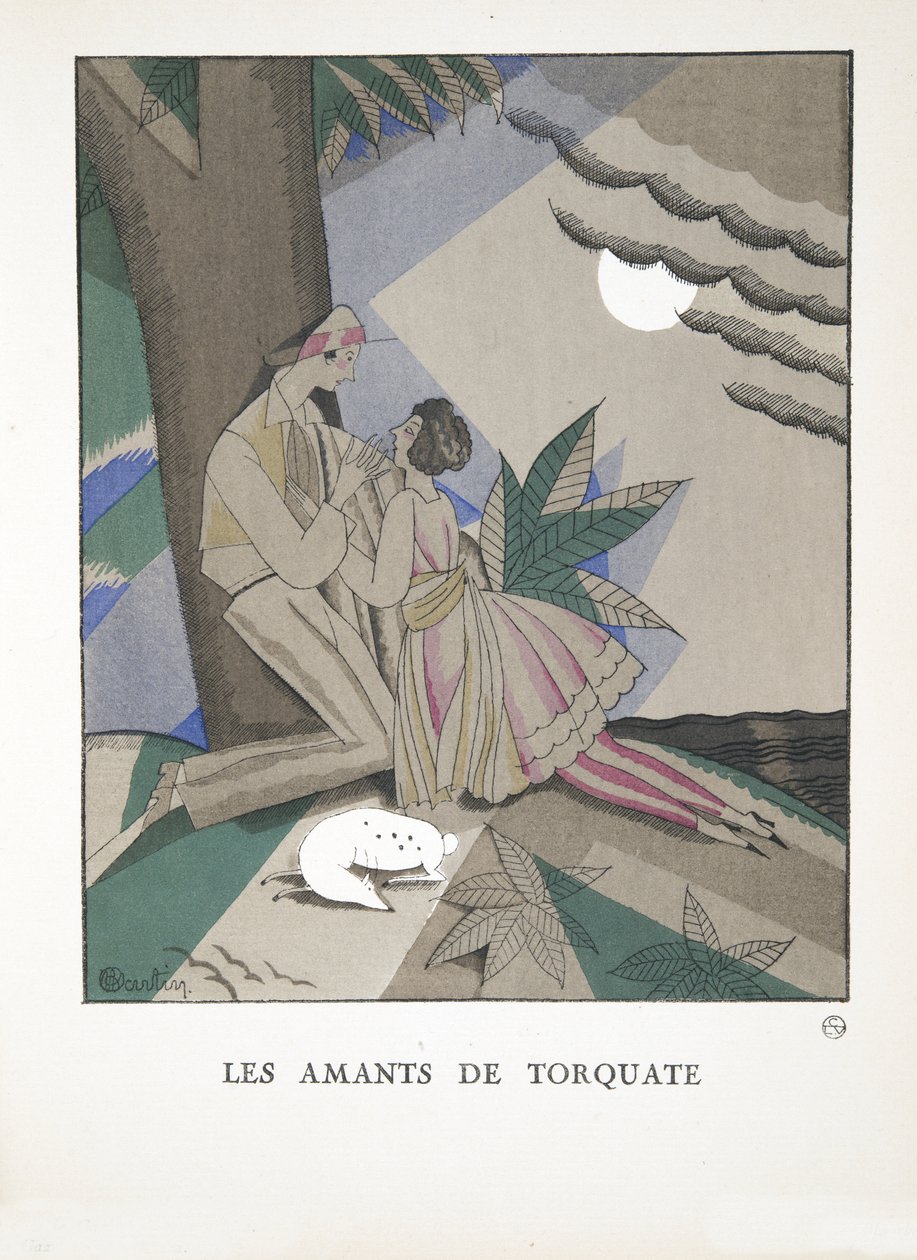 The Lovers of Torquate, from a Collection of Fashion Plates by Charles Martin