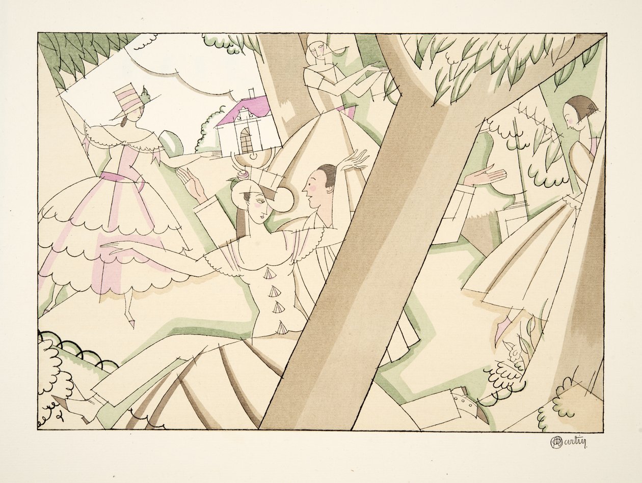 The Four Corners, from Sports & Entertainments, pub. 1914 by Charles Martin