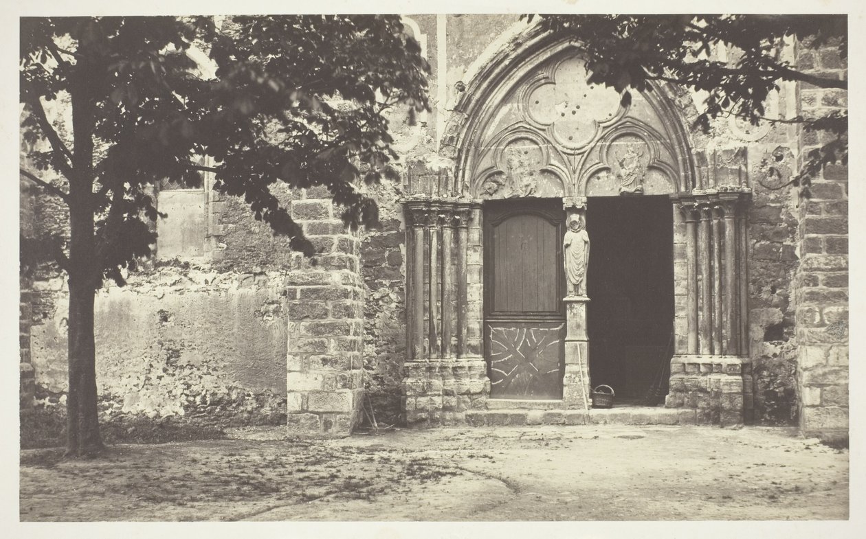 Church of Villeneuve le Comte, Seine-et-Marne by Charles Marville
