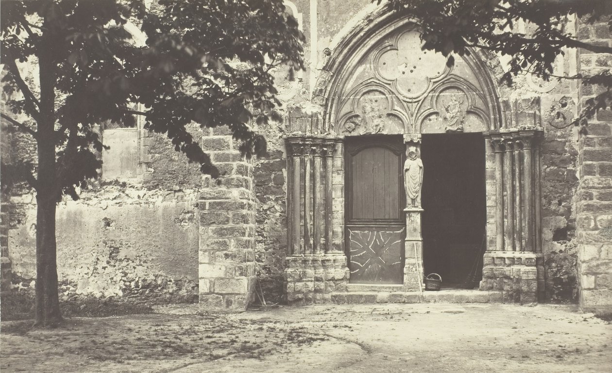Church of Villeneuve le Comte, Seine-et-Marne by Charles Marville