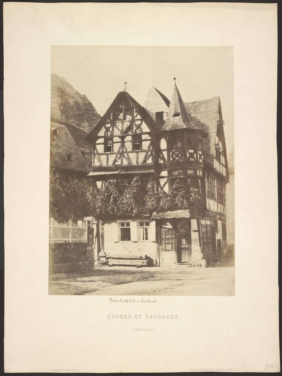 Studies and Landscapes: 16th Century House, in Baccharah by Charles Marville