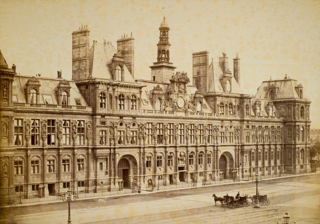 City Hall, Paris by Charles Marville