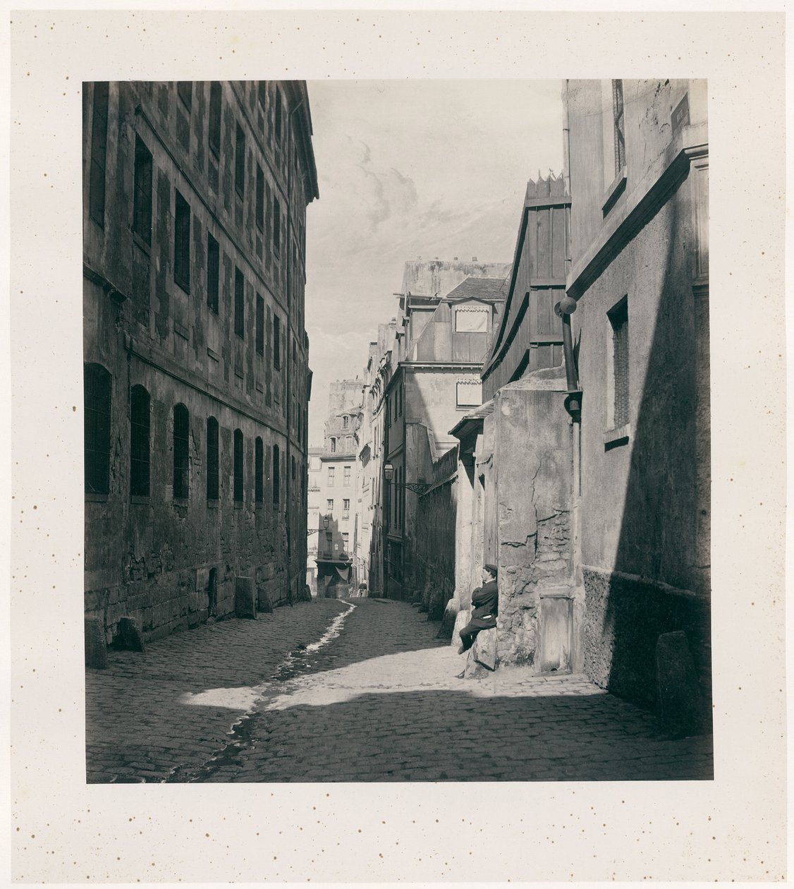 Rue Chartière (Chartière Alley) from Rue de Reims by Charles Marville