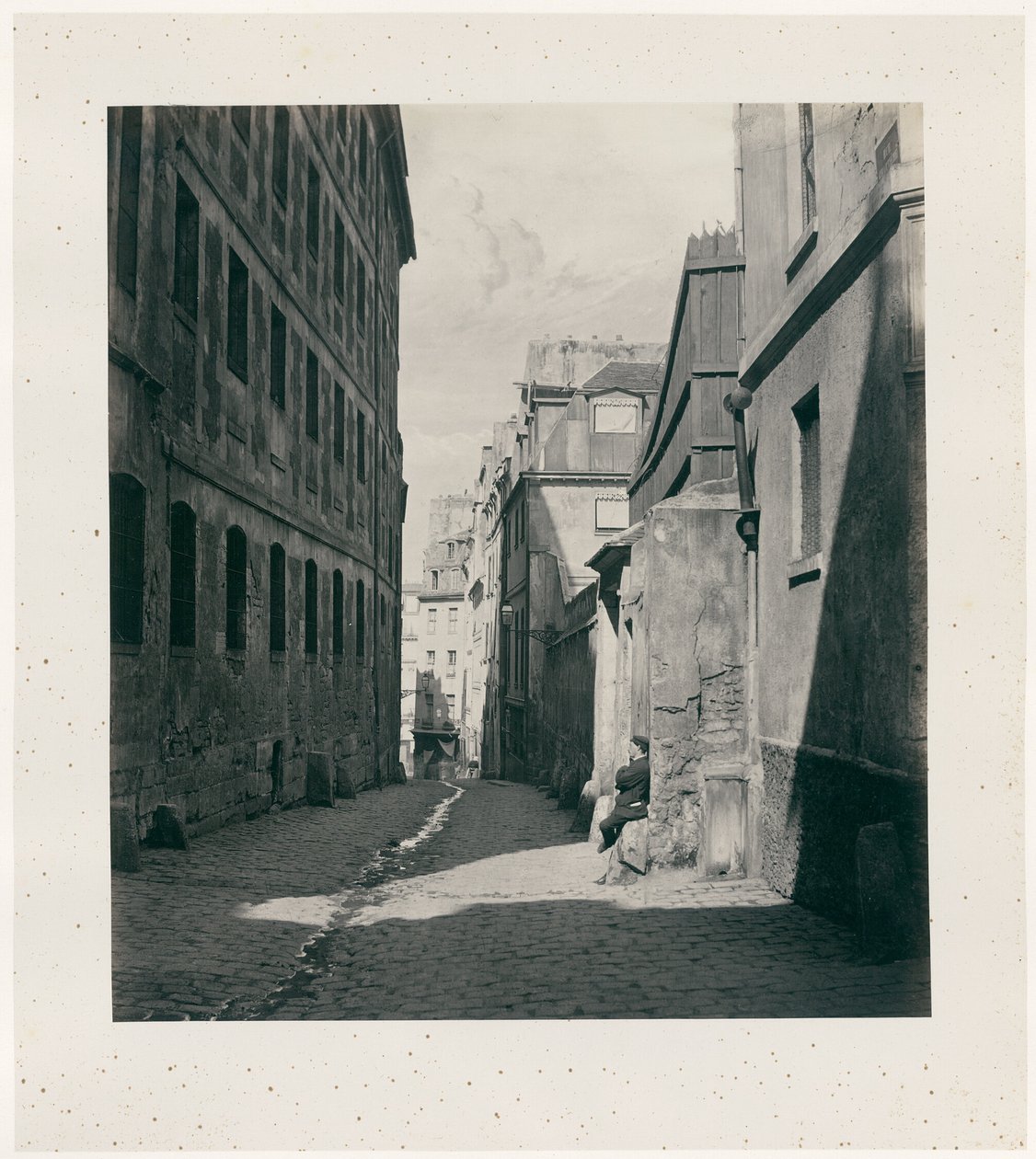 Rue Chartière (Chartière Alley) from Rue de Reims by Charles Marville