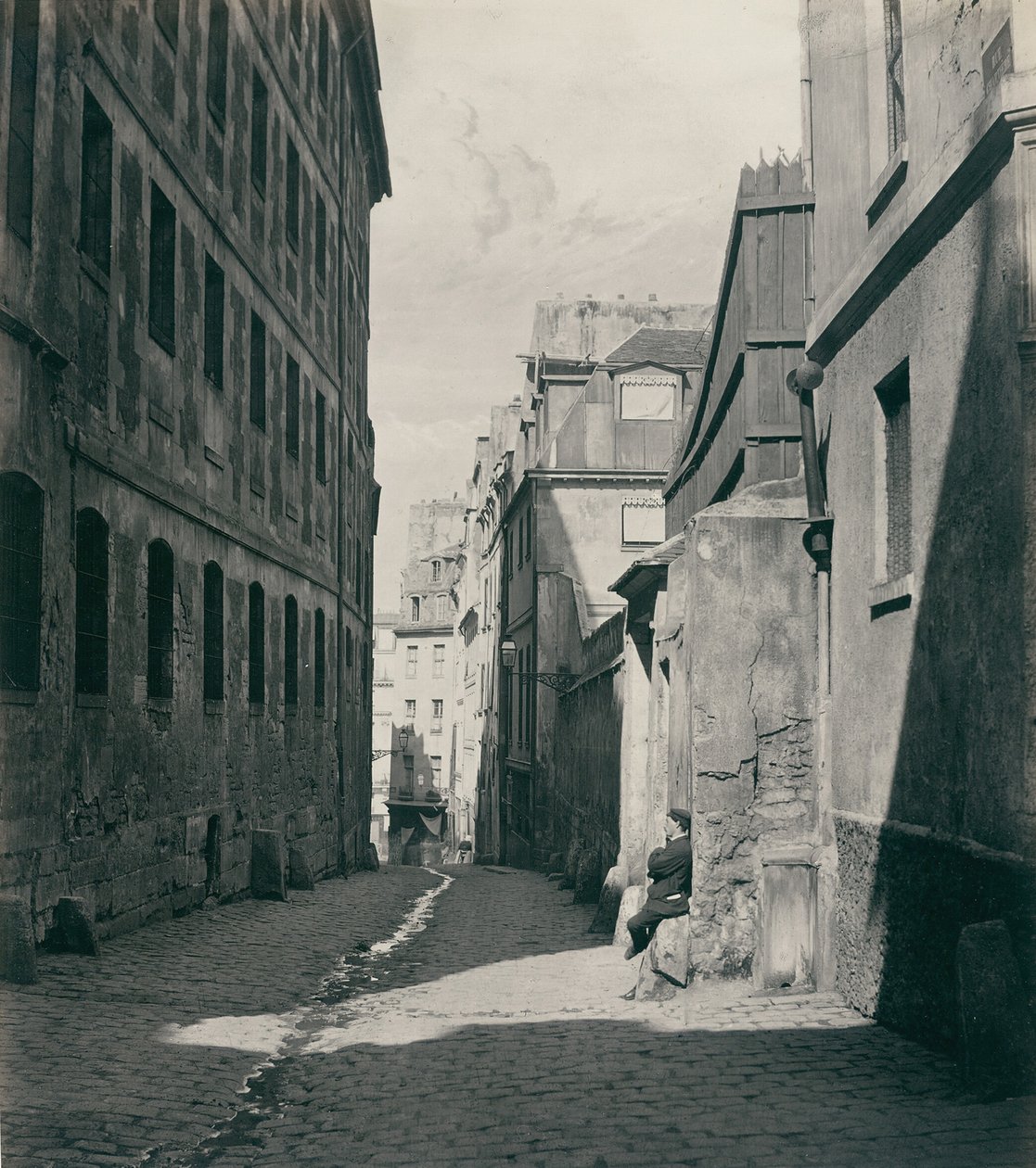 Rue Chartière, Impasse Chartière de la Rue de Reims by Charles Marville