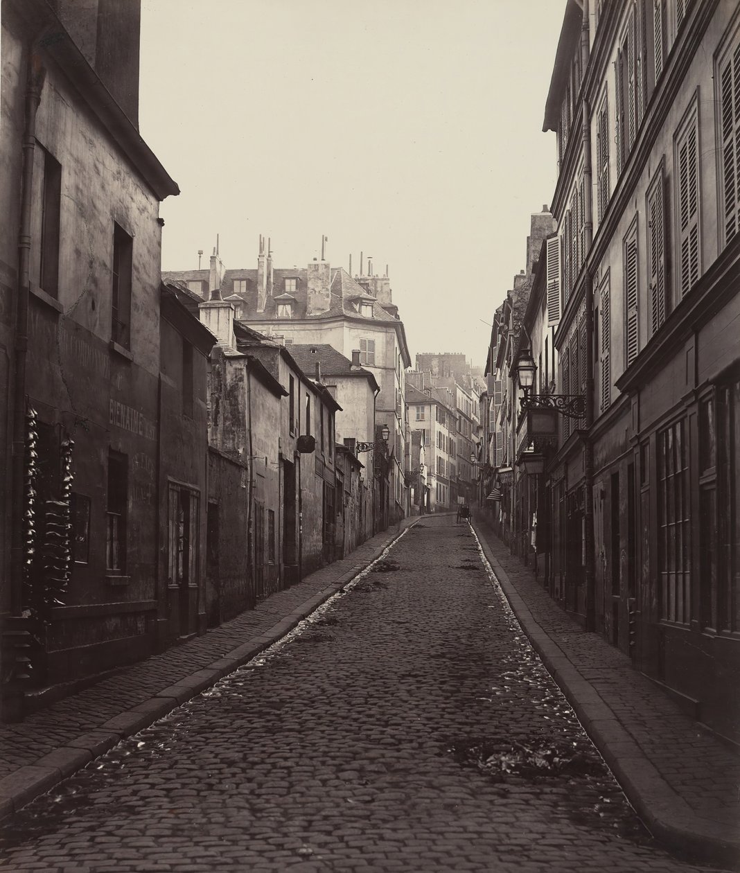 Rue Neuve-Coquenard from the Rue Lamartine by Charles Marville