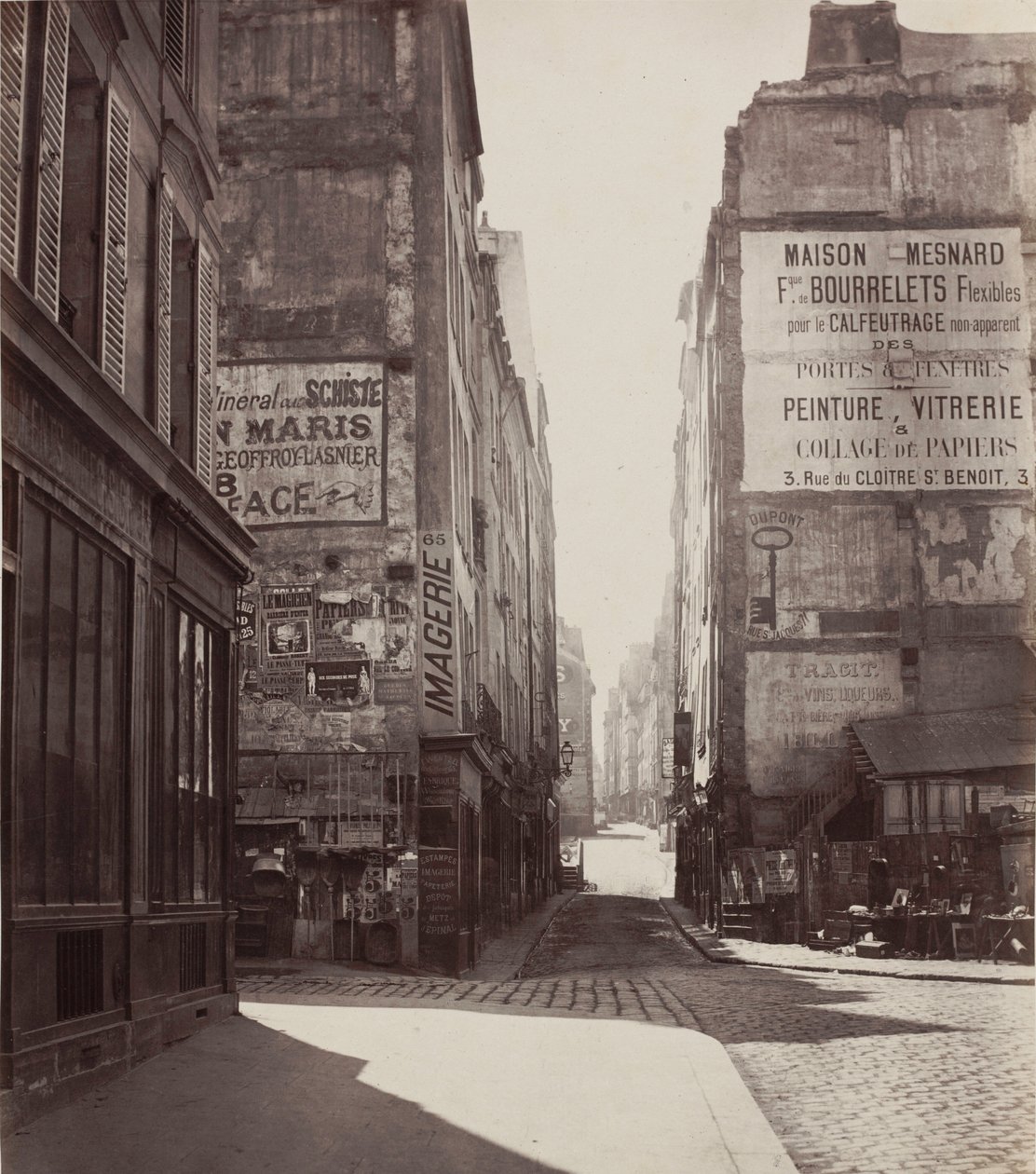 Rue Saint-Jacques, 1864-before February 1867 by Charles Marville