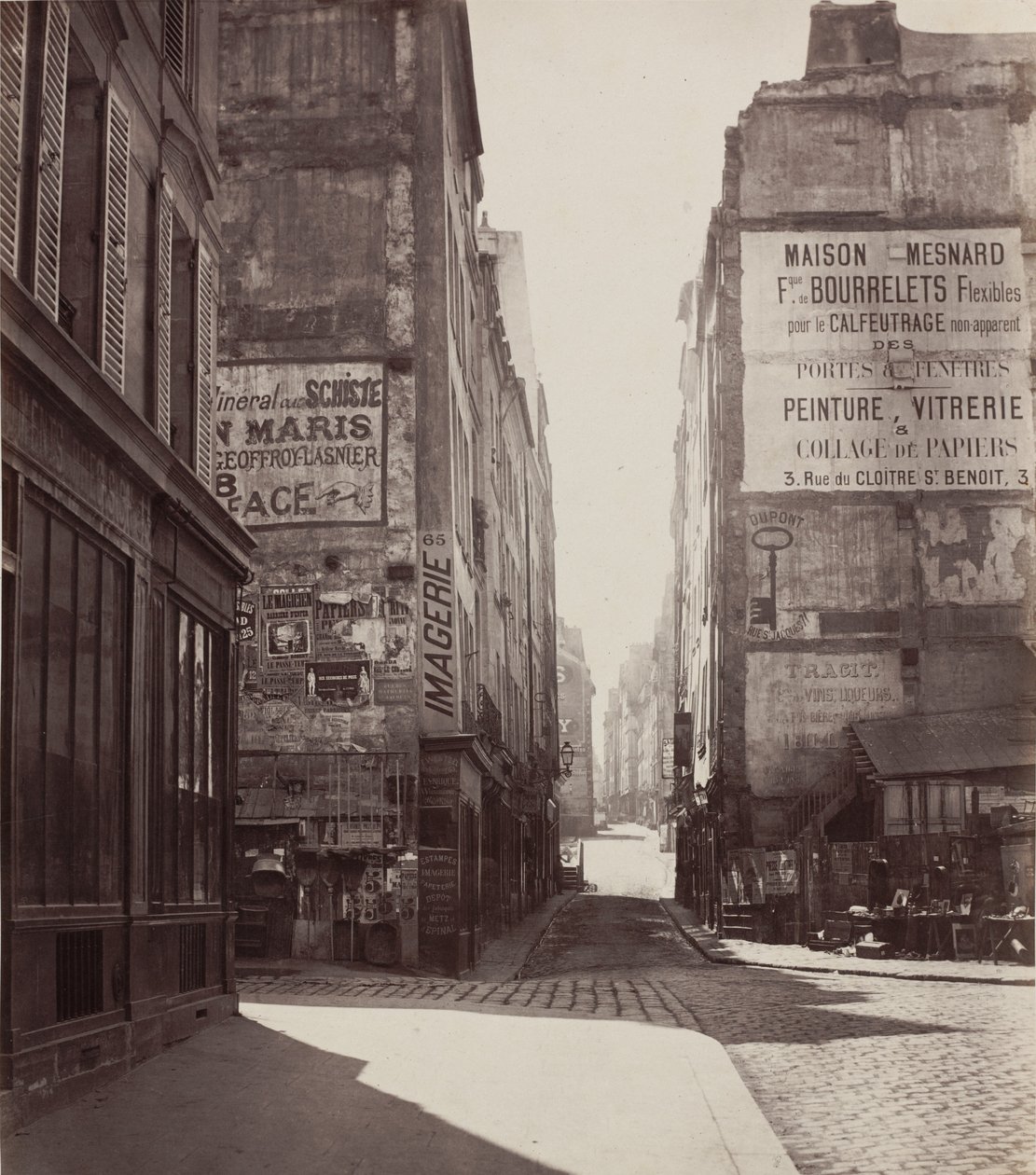 Rue Saint-Jacques by Charles Marville