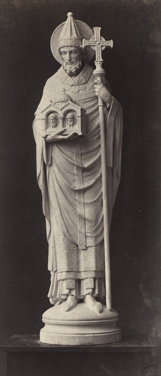 Statue from the Louvre by Charles Marville