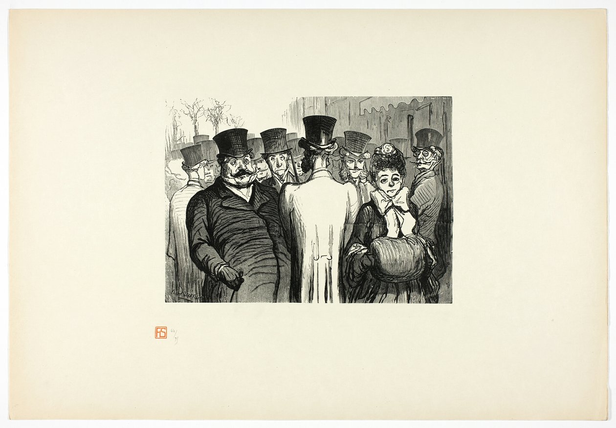 Le Boulevard des Italiens, from Tirage Unique de Trente-Six Bois by Charles Maurand