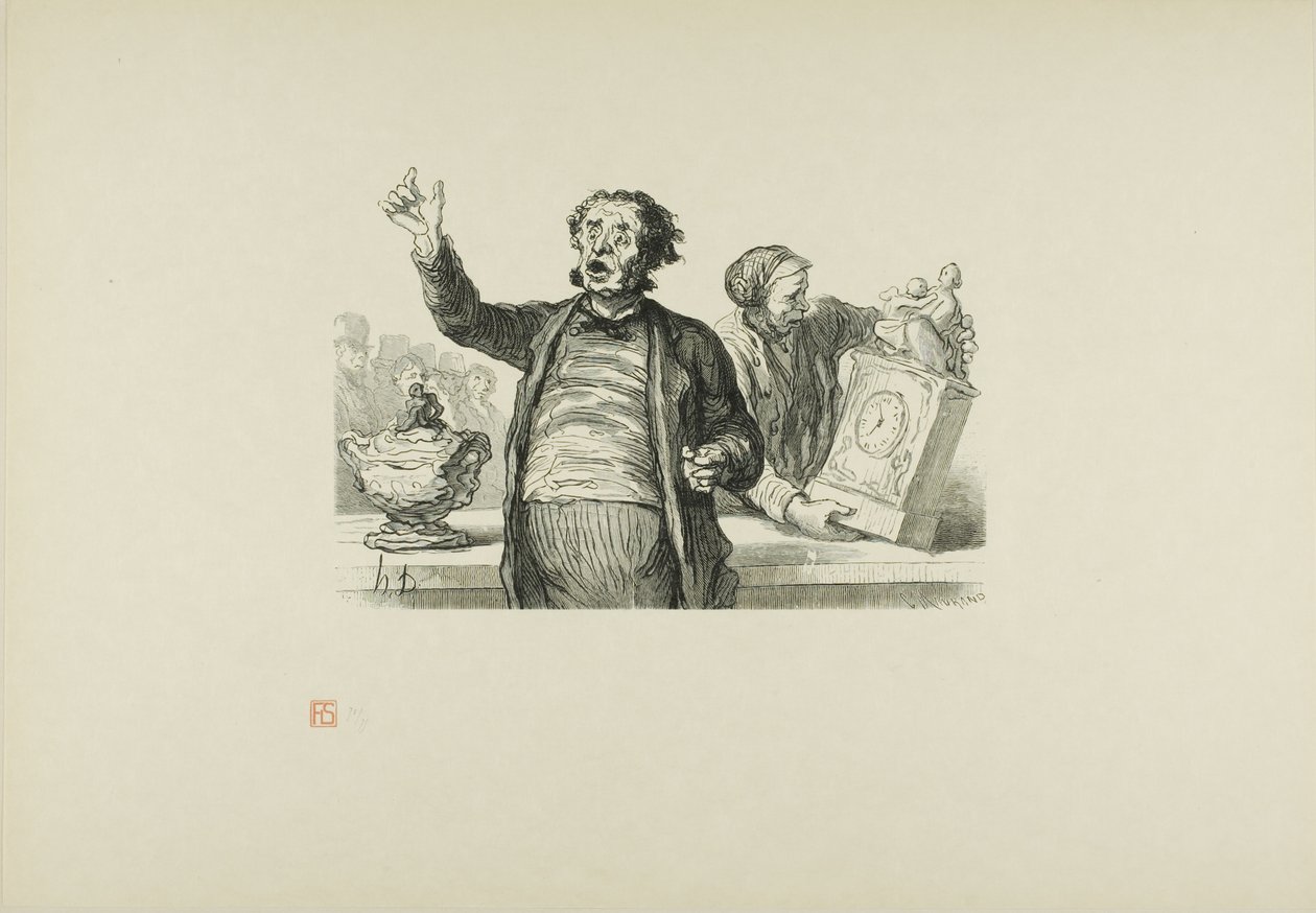 The Auction House: The Auctioneer by Charles Maurand