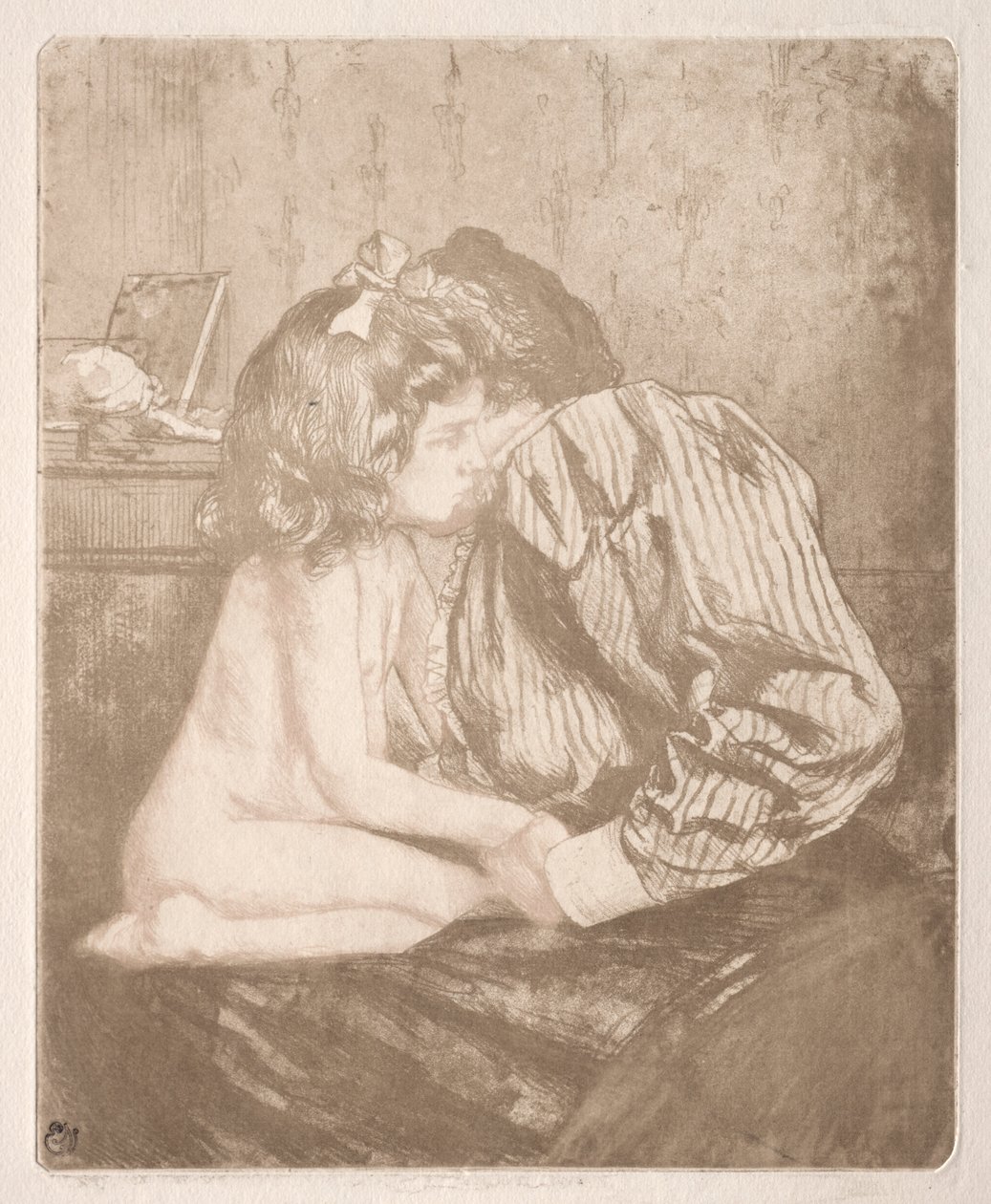 Confidences, from A New Sentimental Education (1901) by Charles Maurin