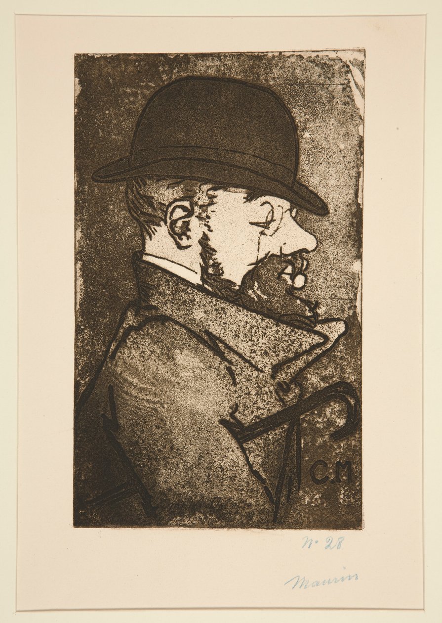 Portrait of Henri de Toulouse-Lautrec by Charles Maurin