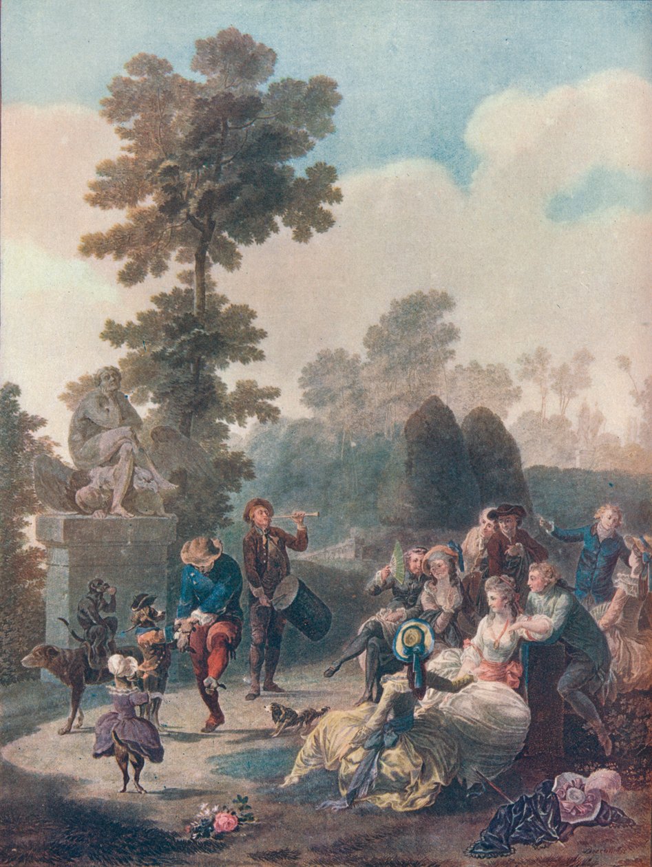 Le Tambourine by Charles Melchior Descourtis