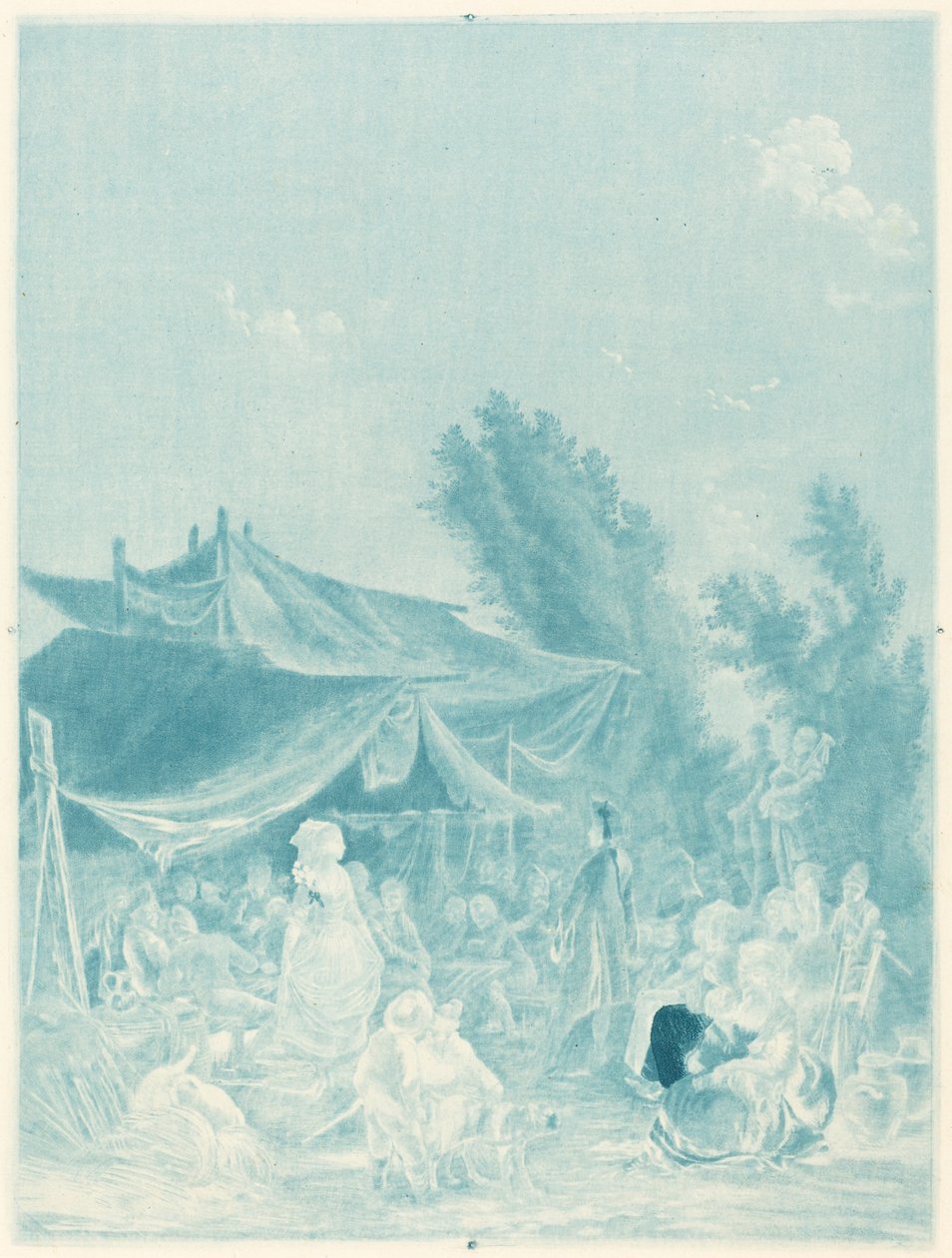 Village Wedding, 1785 by Charles Melchior Descourtis