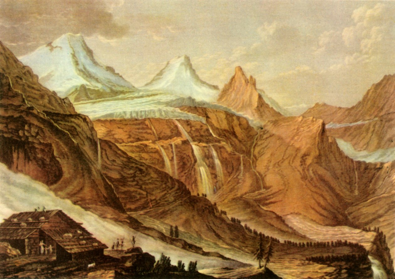 View of Breit-Lauwinen, c1782-1785, 1946 by Charles Melchior Descourtis