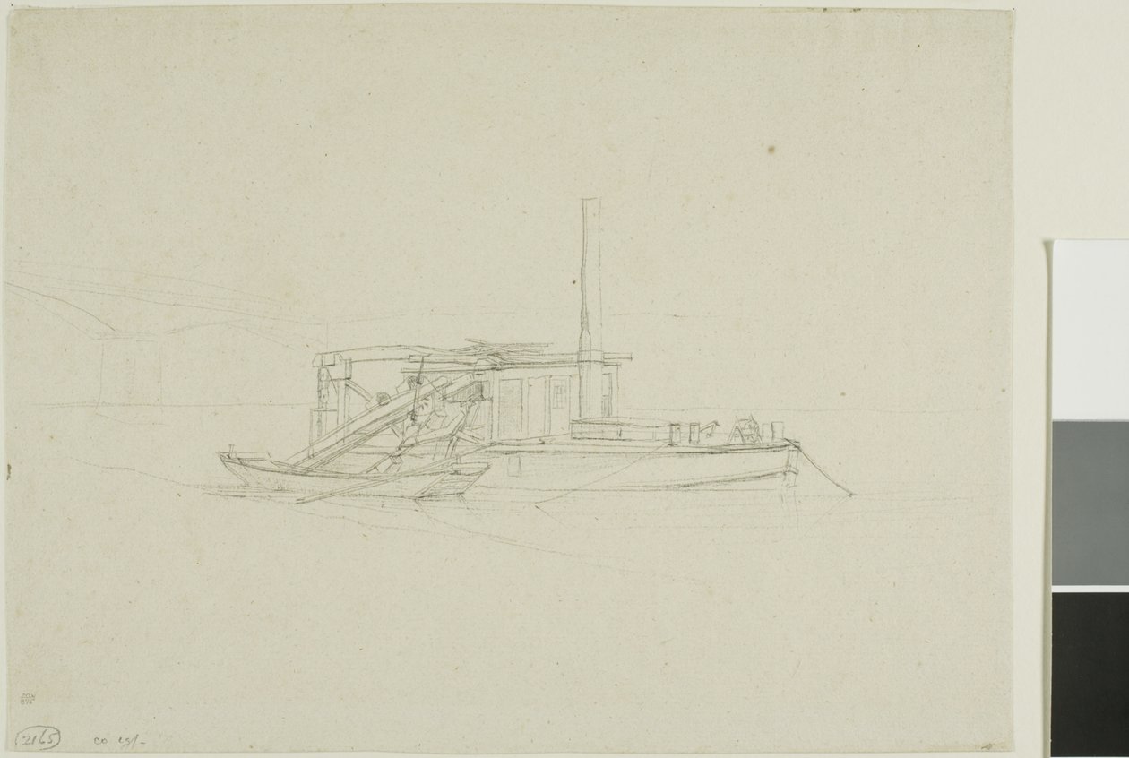 A Dredge by Charles Meryon