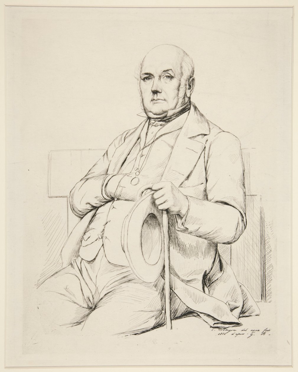 Casimir Le Conte by Charles Meryon