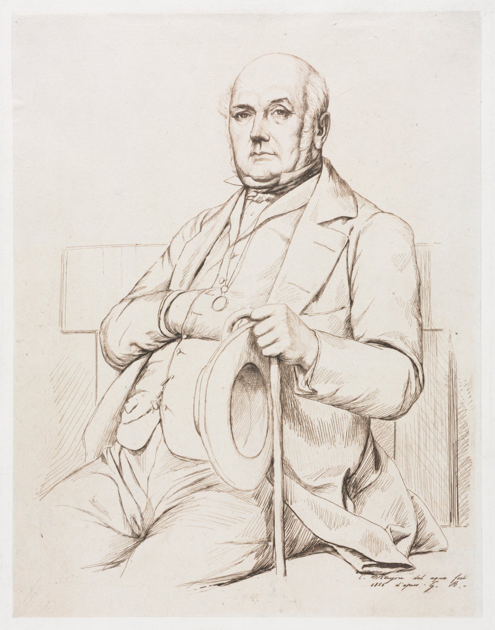 Casimir le Conte, after Boulanger by Charles Meryon