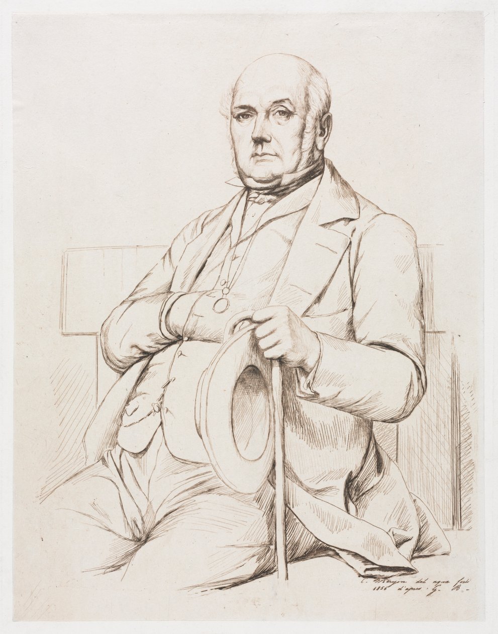 Casimir le Conte, after Boulanger by Charles Meryon