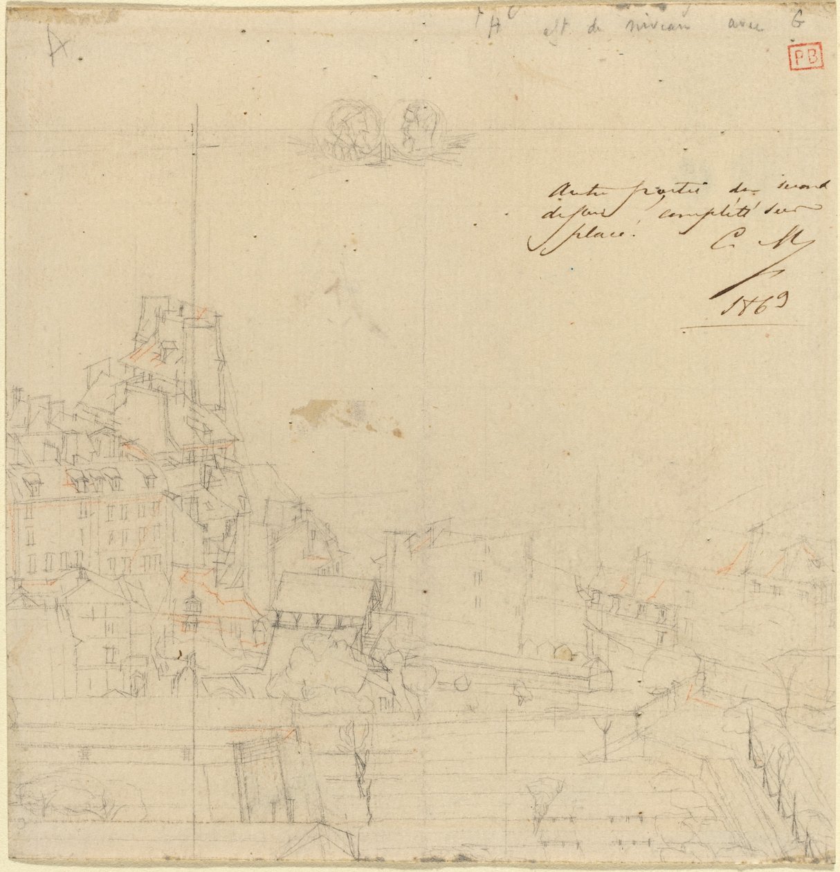 College Henri IV by Charles Meryon