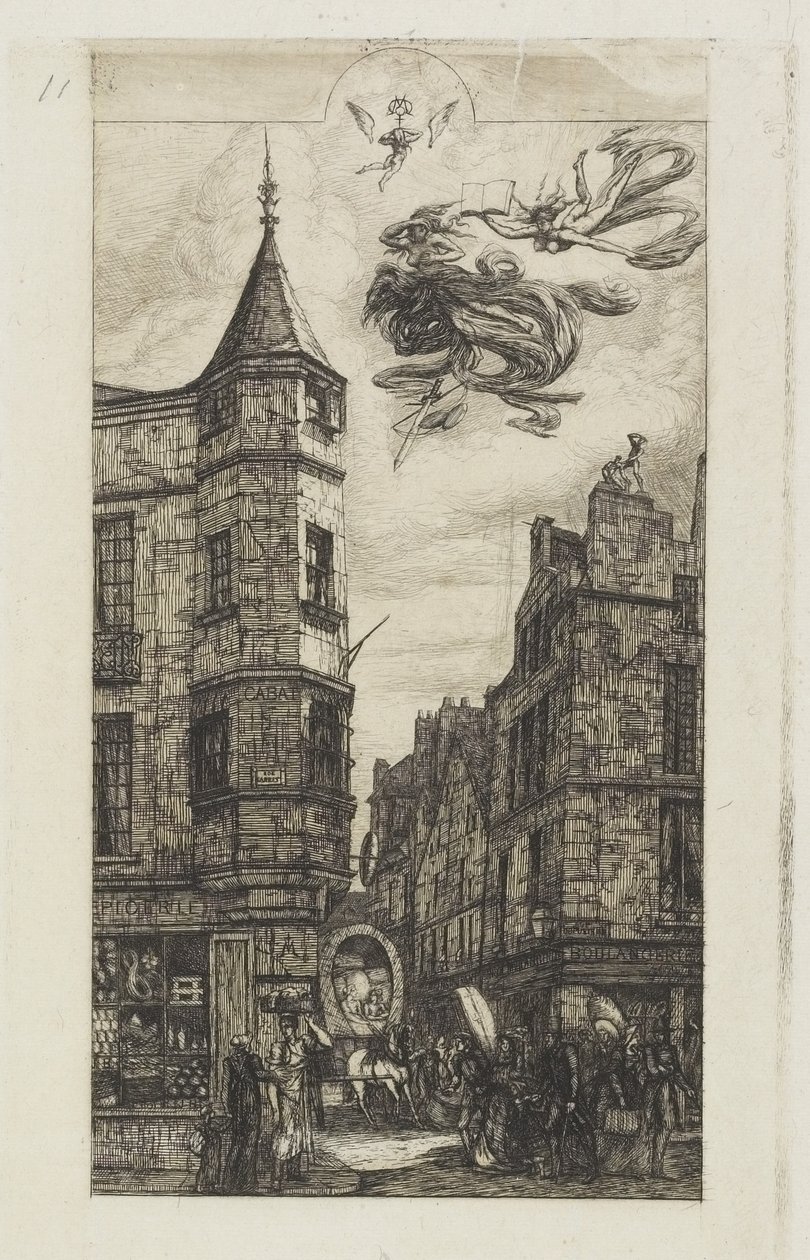House with a Turret, No. 22, 1861 by Charles Meryon
