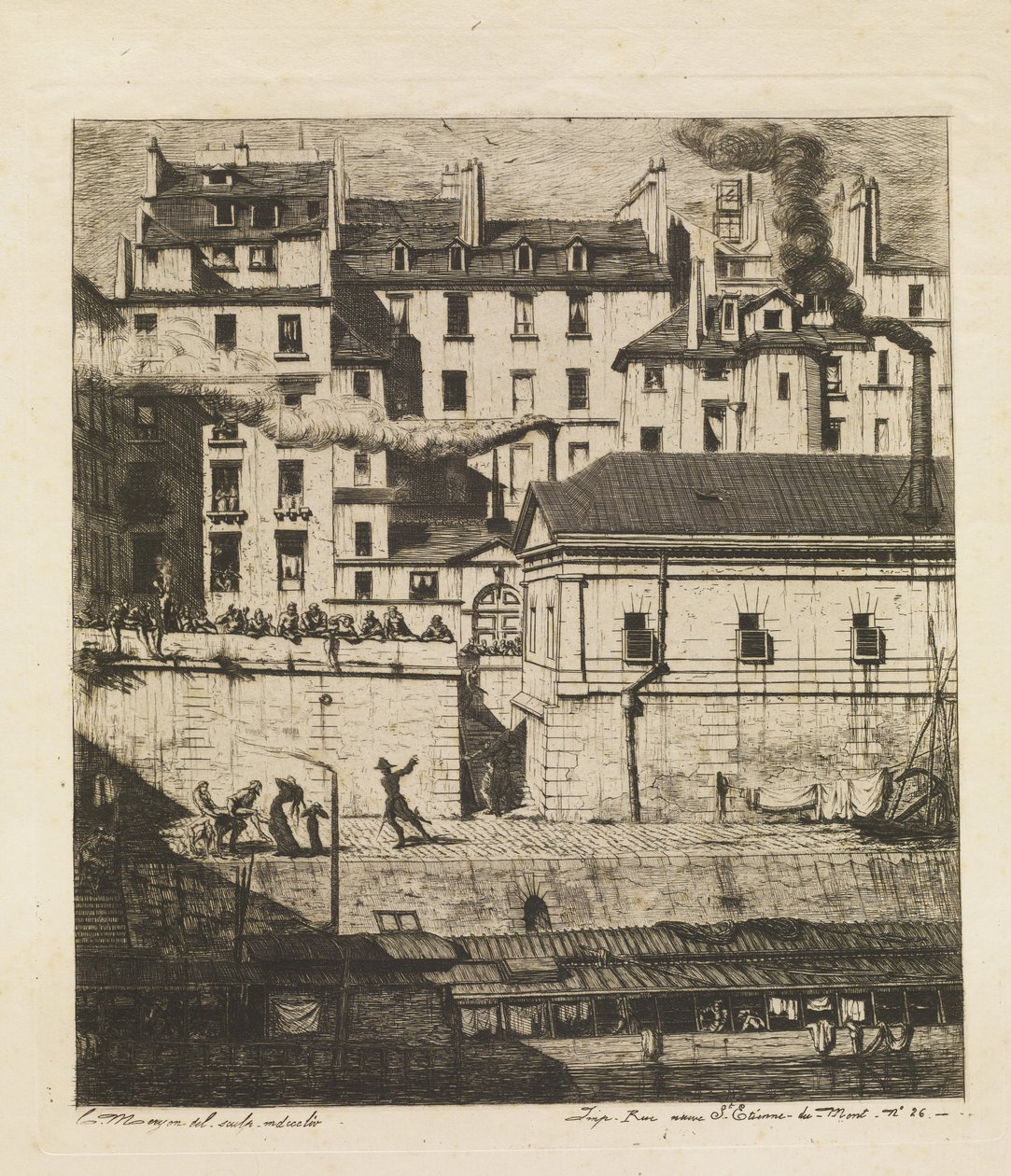 The Morgue by Charles Meryon