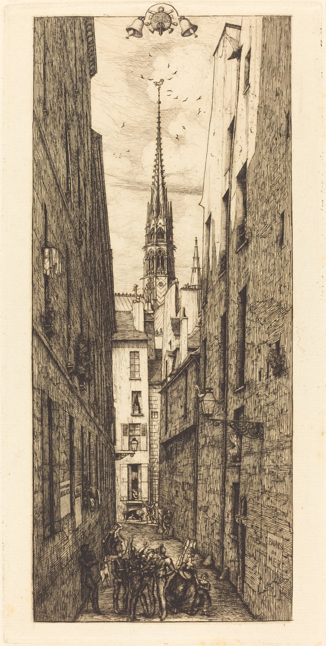 Chantrey Street, Paris by Charles Meryon