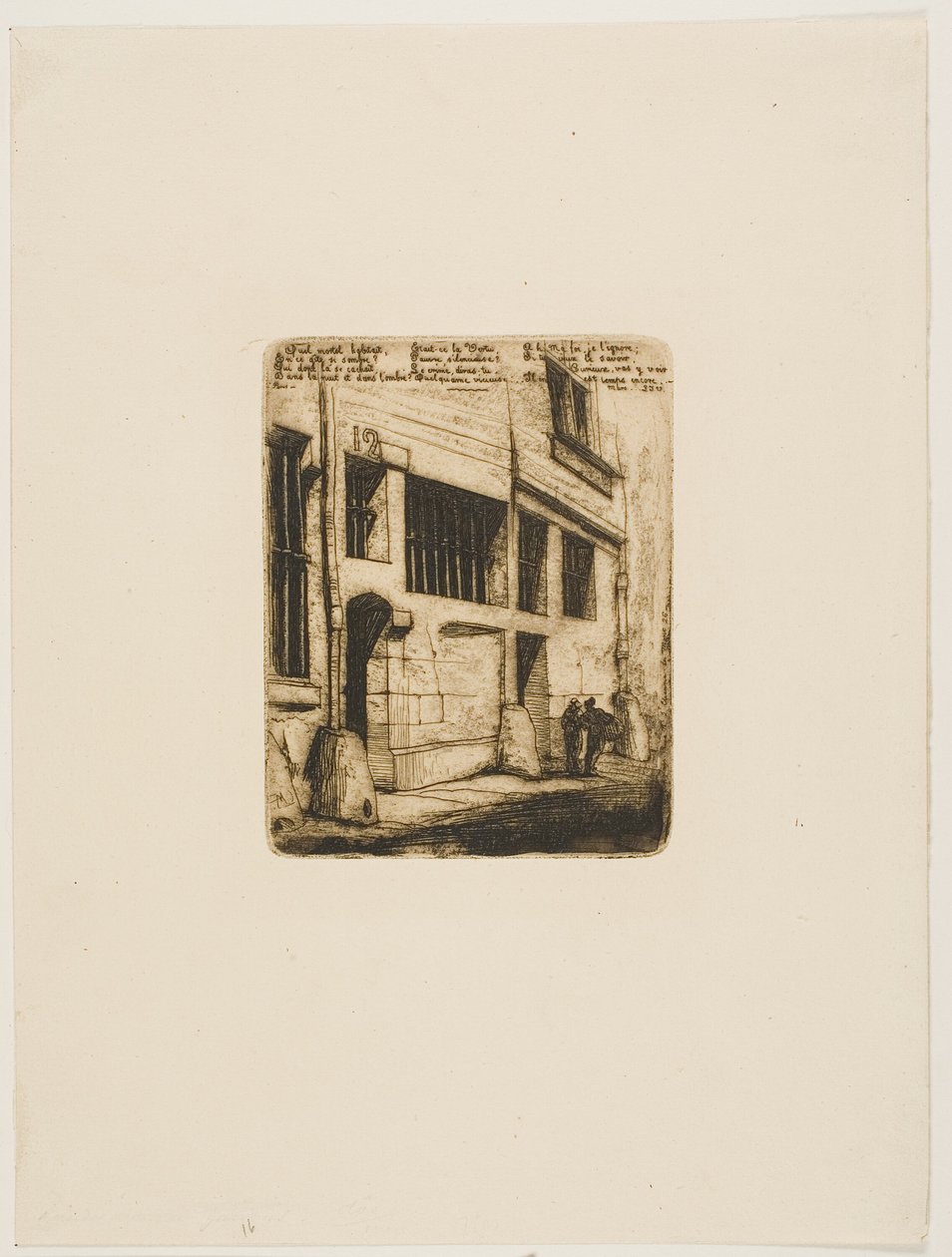 The Street of Bad Boys by Charles Meryon