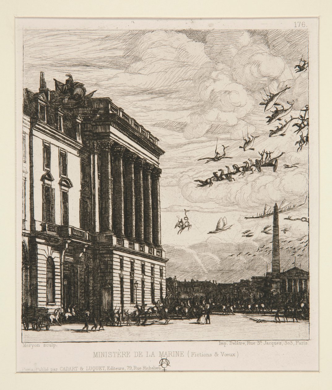Ministry of the Navy by Charles Meryon