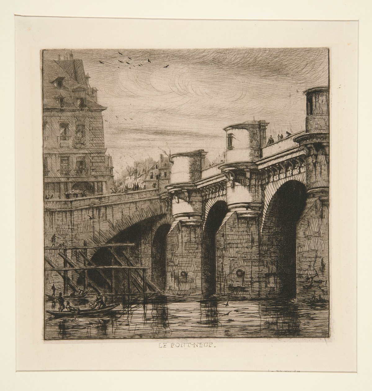 Le Pont-Neuf by Charles Meryon