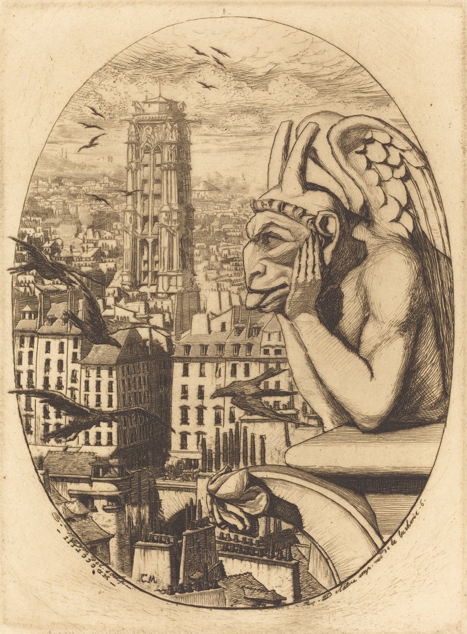 The Vampire by Charles Meryon