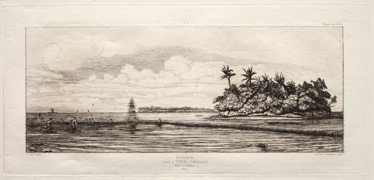 Oceanie by Charles Meryon