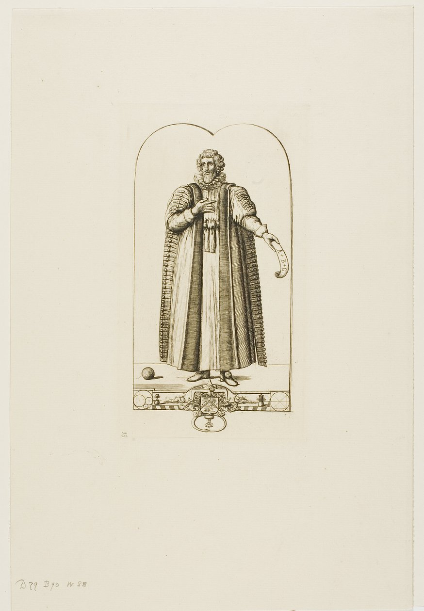 Portrait of François Viète by Charles Meryon