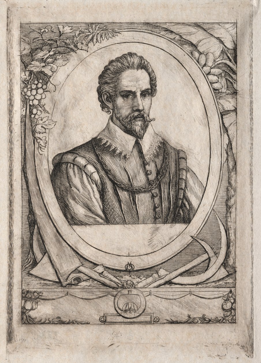 Rene de Laudonniere Sablais (de Burdingale) by Charles Meryon