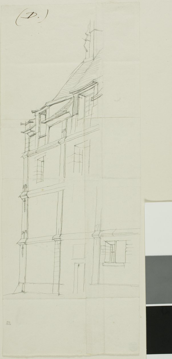 Rue des Toiles, Bourges by Charles Meryon