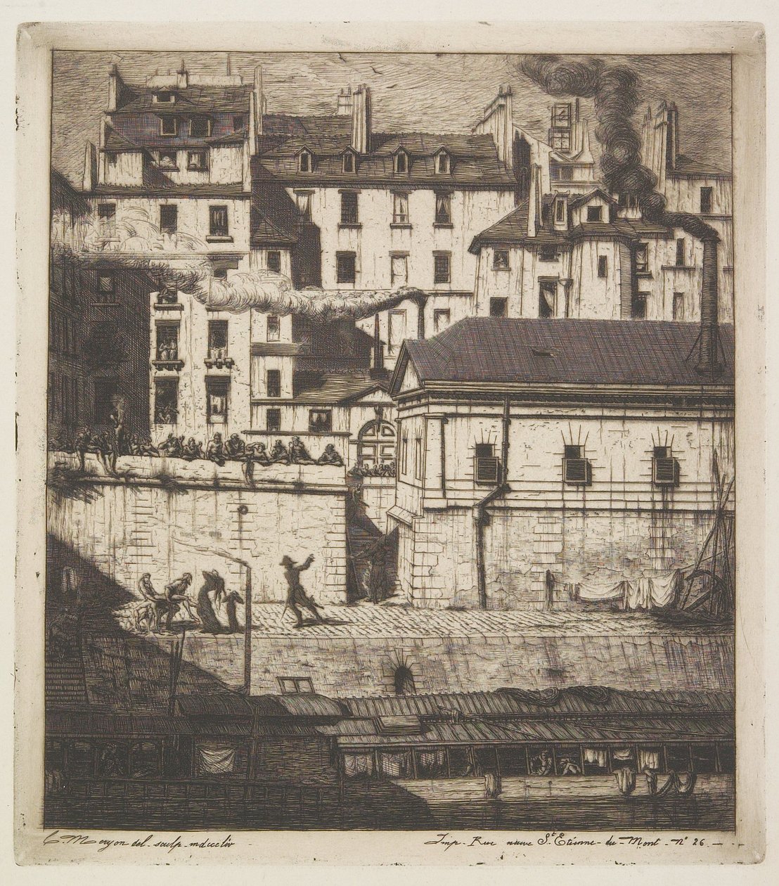 The Morgue by Charles Meryon