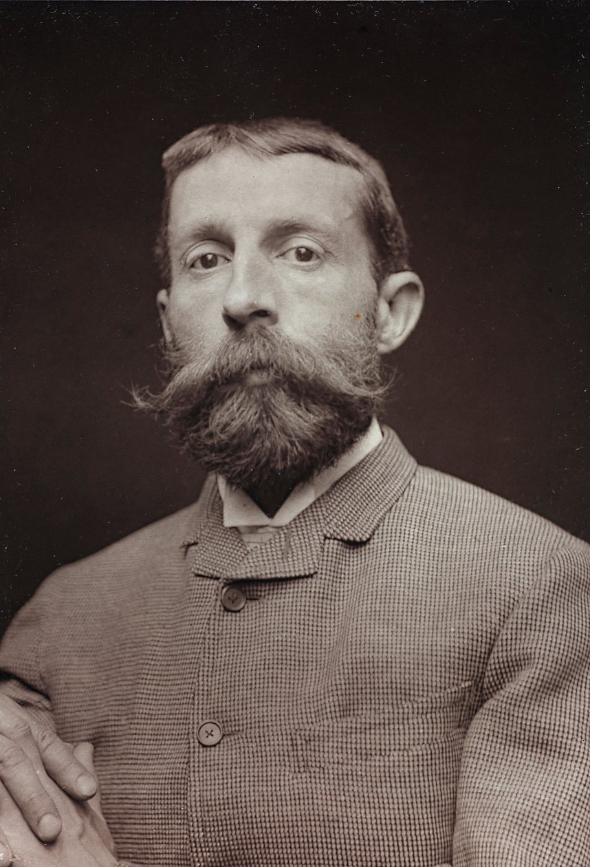 Album Artistique et Biographique, 5th year, Salon 1885; portrait of the American artist Edwin Lord Weeks (1849-1903) by Charles Michelez