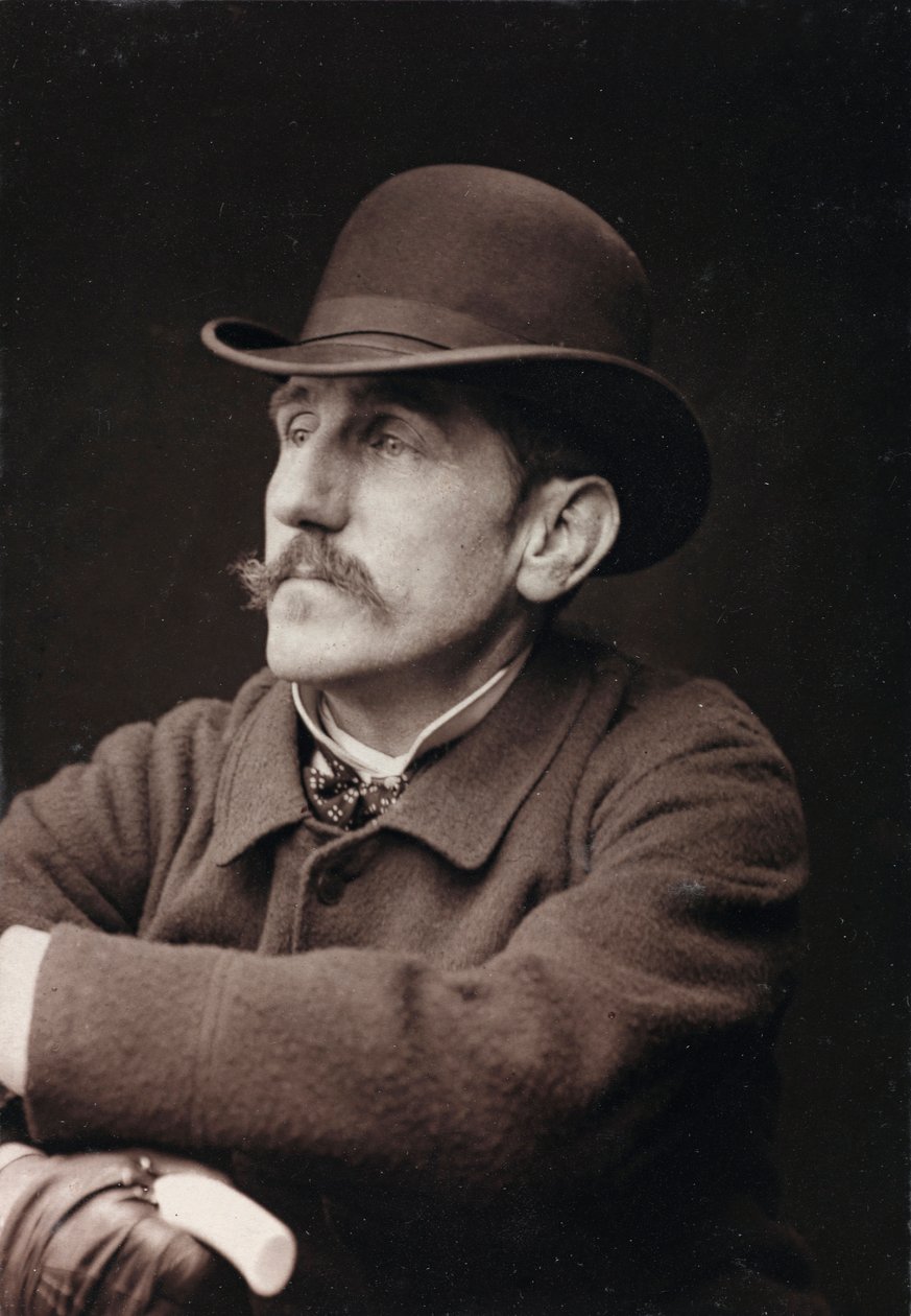 Portrait of the French Painter Georges-Louis Hyon by Charles Michelez