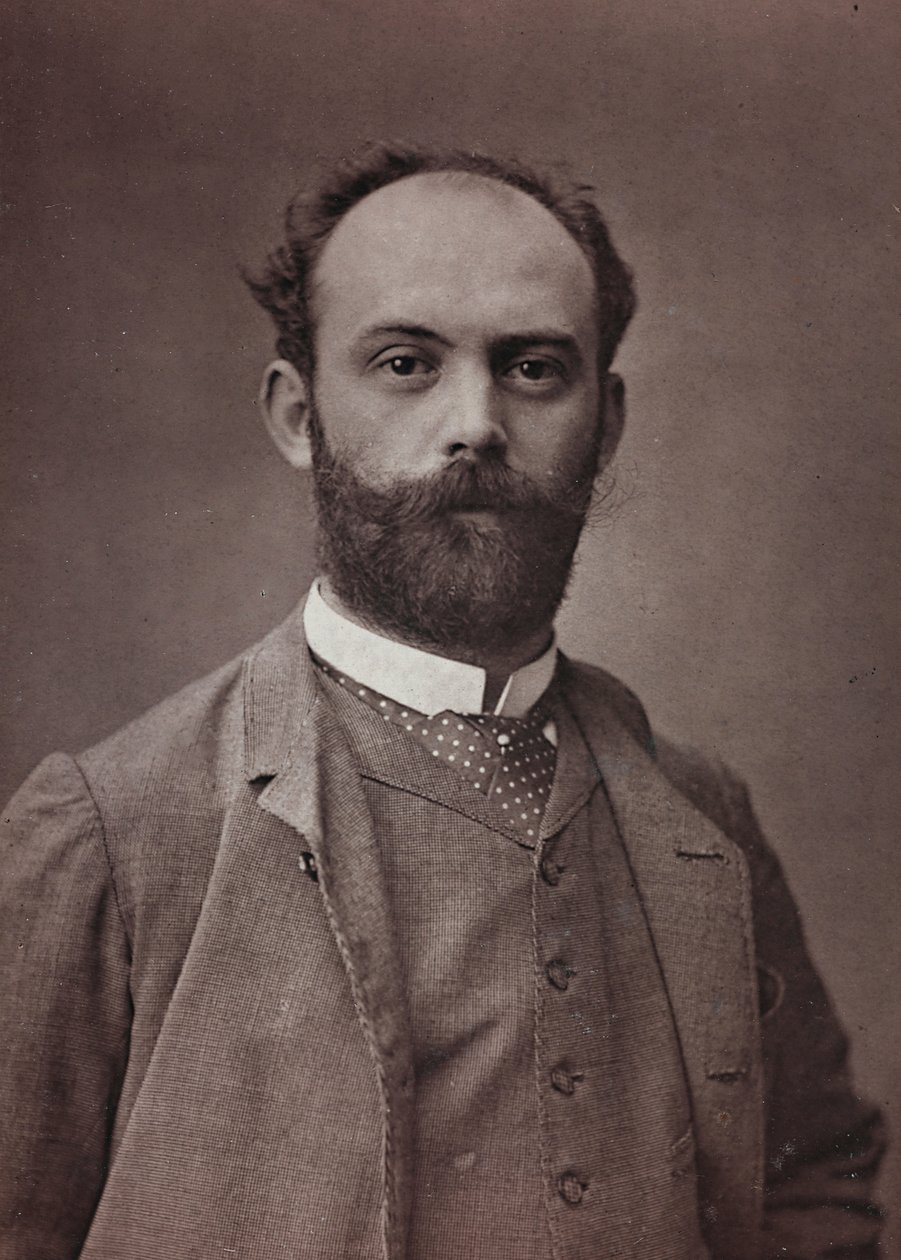 Portrait of the French Painter Ernest Bordes by Charles Michelez